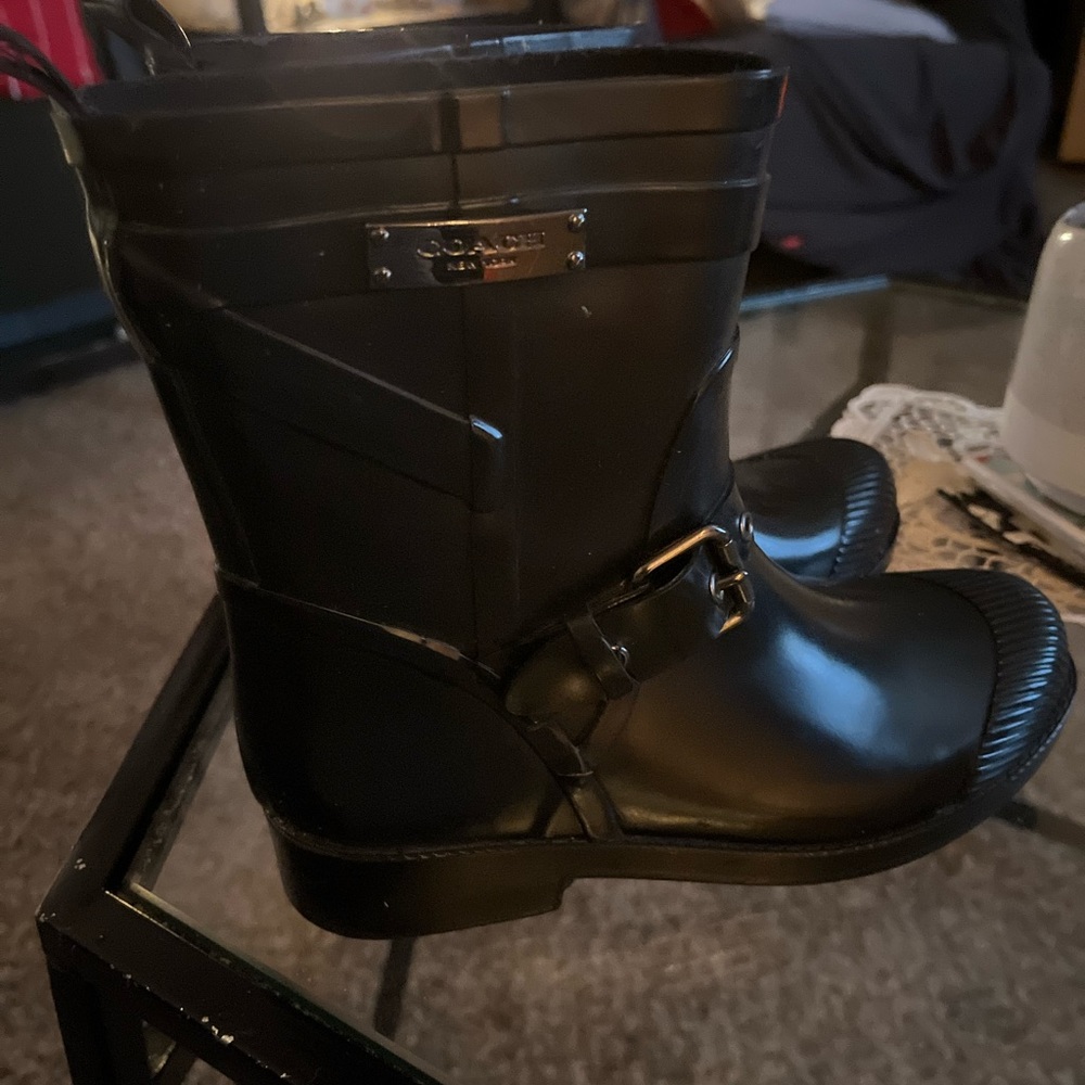 Coach Rainboots Womens size 5